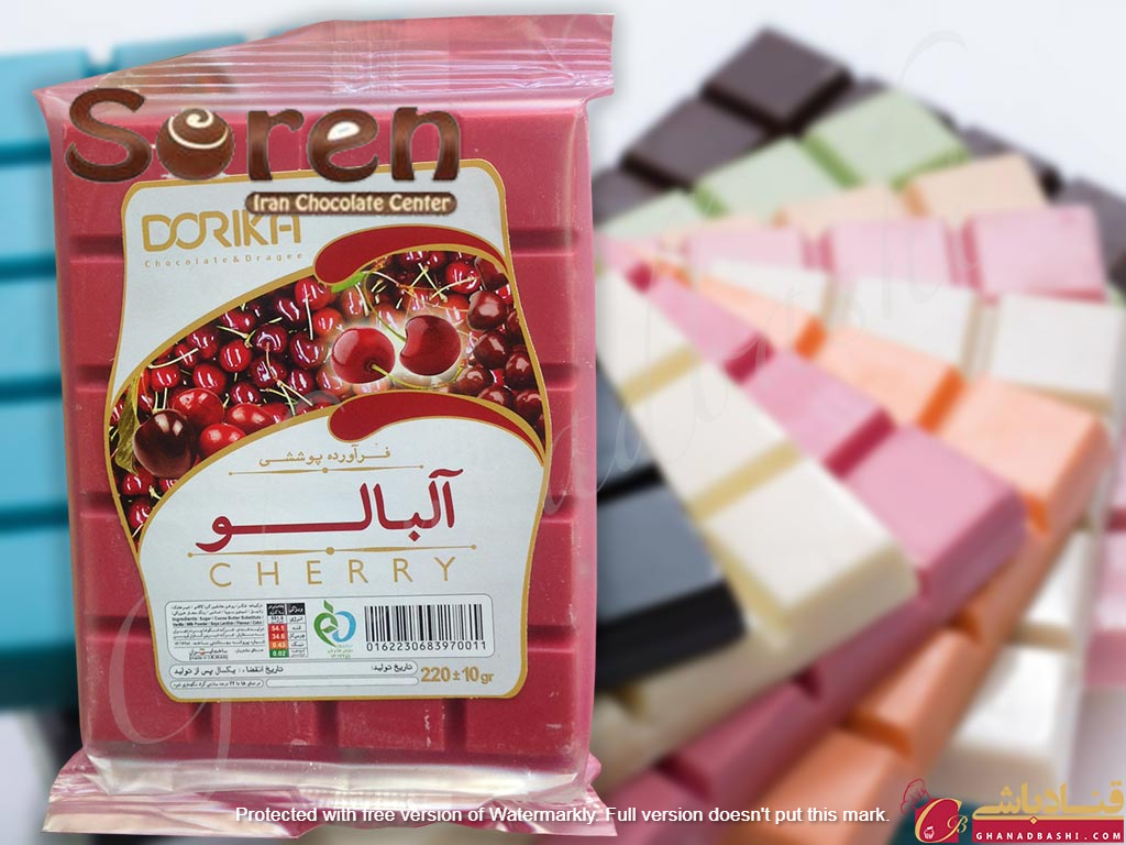 قیمت شکلات تخته‌ای رنگی دوریکا