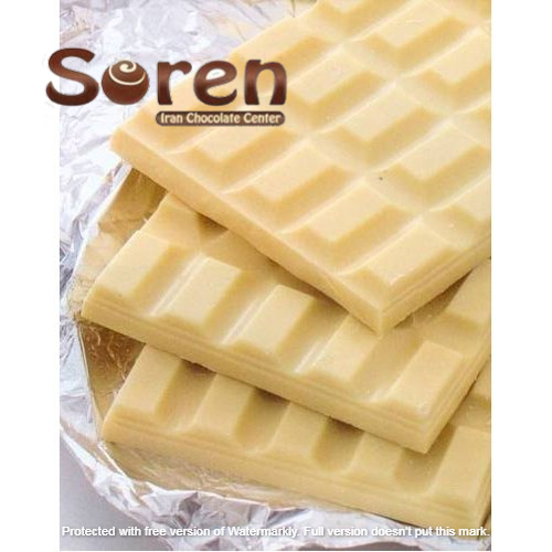 قیمت شکلات تخته‌ای سفید شیرین شیری